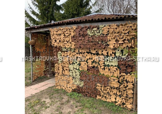 Маскировочная сеть МКТ-2П Поле 3х6 м – купить по цене 5100 руб. в интернет-магазине в городе Тольятти картинка 2