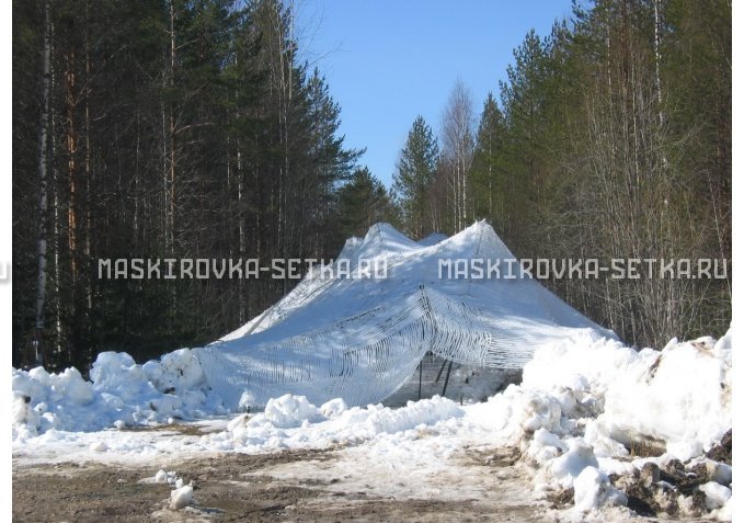 Маскировочная сеть МКТ-2С Снег 3х6 м – купить по цене 4700 руб. в интернет-магазине в городе Тольятти картинка 3