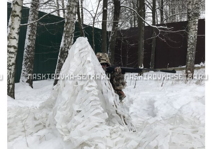 Маскировочная сеть МКТ-2С Снег 3х6 м – купить по цене 4700 руб. в интернет-магазине в городе Тольятти картинка 2