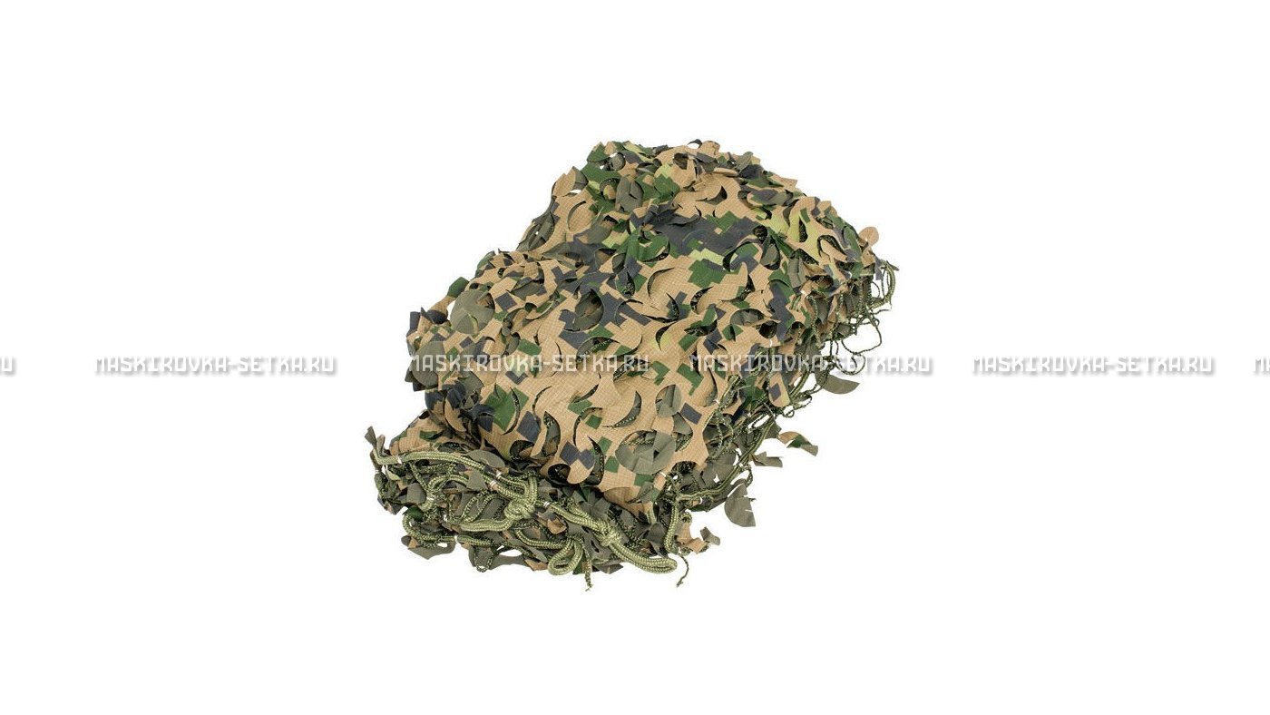 Массеть Camosystems Пейзаж-Профи Лес 3D 1,8х6 м  – купить по цене 7700 руб. в интернет-магазине в городе Тольятти картинка 6