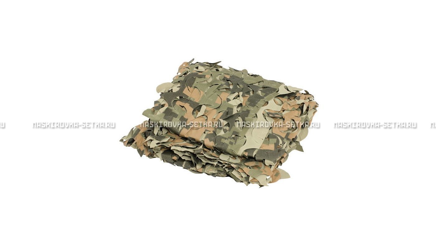 Сетка Camosystems Пейзаж Полынь 3D 2,4х6 м  – купить по цене 6200 руб. в интернет-магазине в городе Тольятти картинка 6