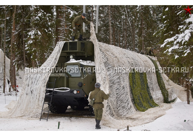Маскировочный комплект МКТ-2С Снег 12х18 м без АП – купить по цене 58200 руб. в интернет-магазине в городе Тольятти картинка 8